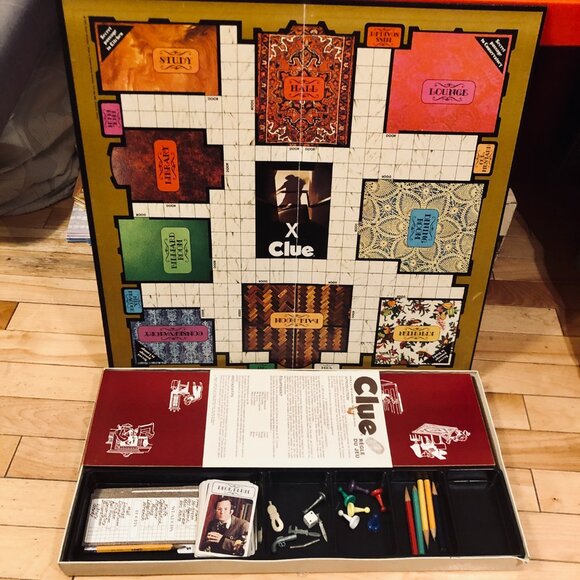 VINTAGE Clue COMPLETE Parker Brothers 1972 Classic Detective Board Game Canada - Picture 4 of 9
